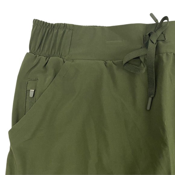 All in Motion Olive Green Lightweight Flex Stretch Woven Mid Rise Skort XS S M L - Picture 2 of 7